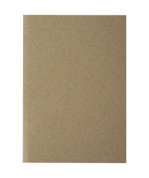 Carnets - Cahier kraft Novella Austen A5 recyclé à couverture souple de 100 feuilles | PRINTECOM