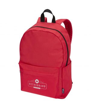 Sac à dos ordinateur recyclé GRS personnalisé 14 pouces 16 L Byron Sacs à dos publicitaire