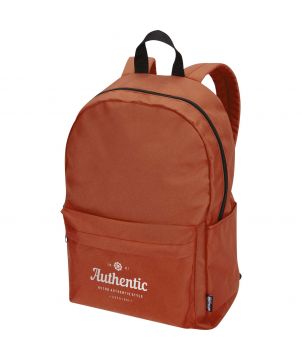 Sac à dos ordinateur recyclé GRS personnalisé 14 pouces 16 L Byron Sacs à dos publicitaire