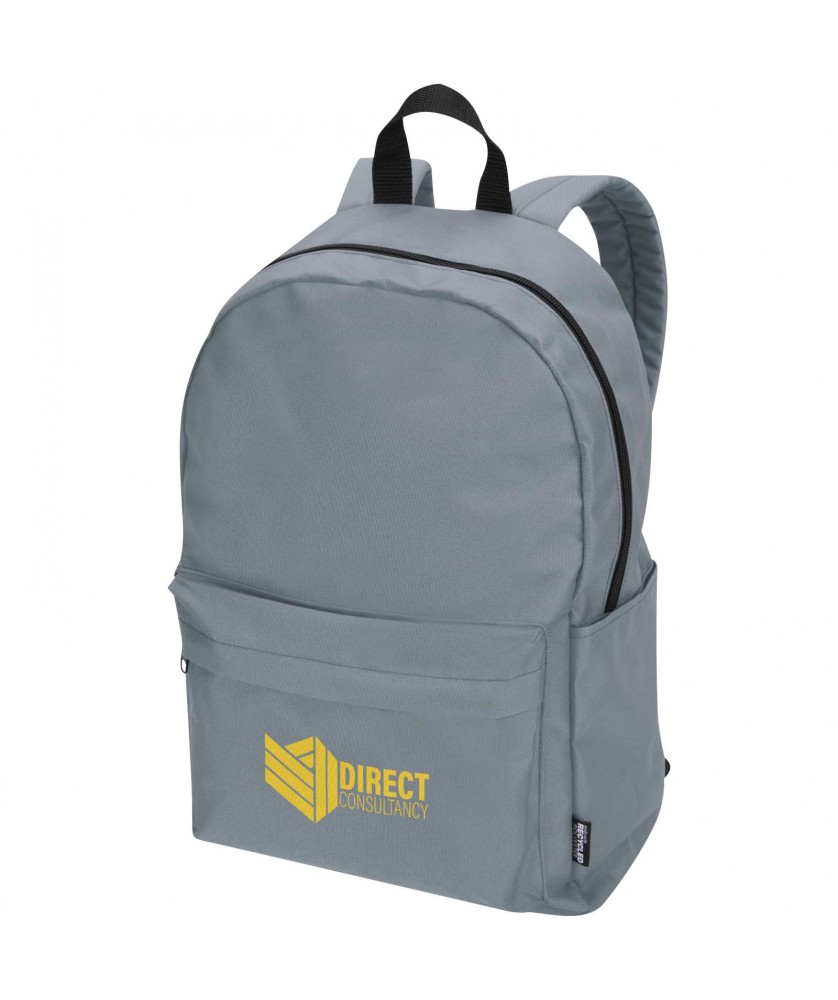 Sacs à dos - Sac à dos pour ordinateur portable Byron de 16 L et 14" en matériaux recyclés certifiés GRS | PRINTECOM