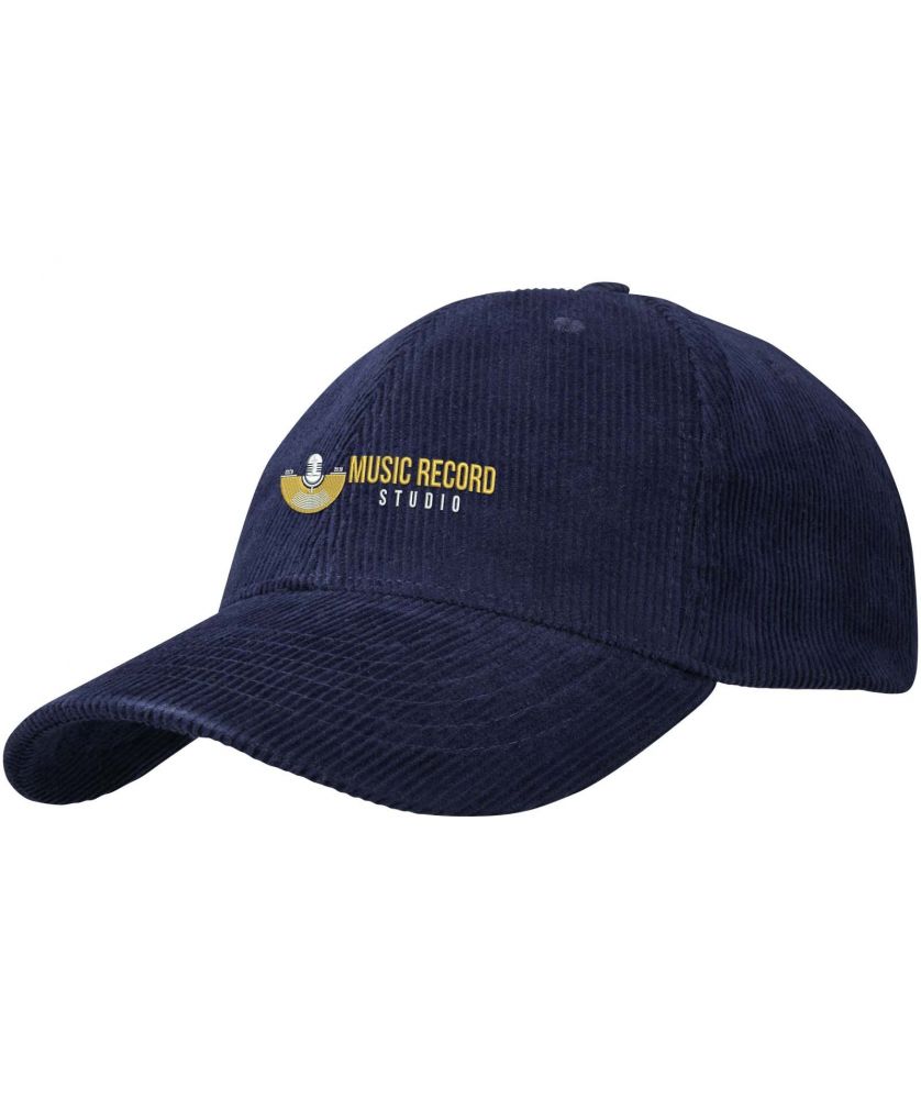 Casquette personnalisée 6 panneaux velours côtelé recyclé Hutton