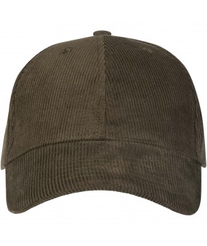 Casquettes et Bonnets - Casquette 6 panneaux Hutton en velours côtelé recyclé | PRINTECOM