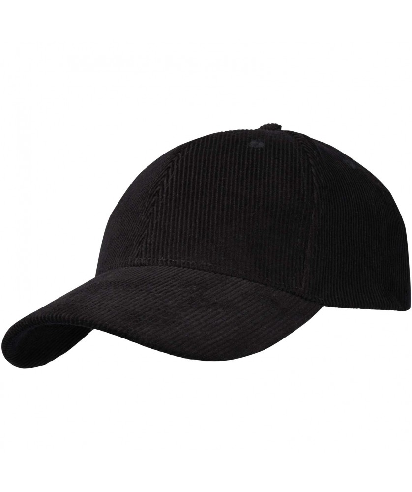 Casquettes et Bonnets - Casquette 6 panneaux Hutton en velours côtelé recyclé | PRINTECOM