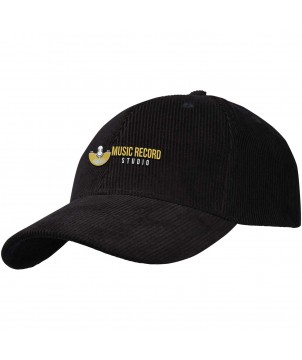 Casquettes et Bonnets - Casquette 6 panneaux Hutton en velours côtelé recyclé | PRINTECOM