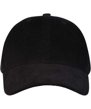 Casquette personnalisée 6 panneaux velours côtelé recyclé Hutton Casquettes et Bonnets publicitaire