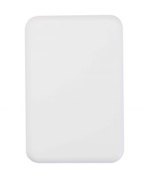 Batterie externe magnétique sans fil 5 000 mAh en plastique recyclé personnalisée Acrab Chargeurs et Batteries publicitaire