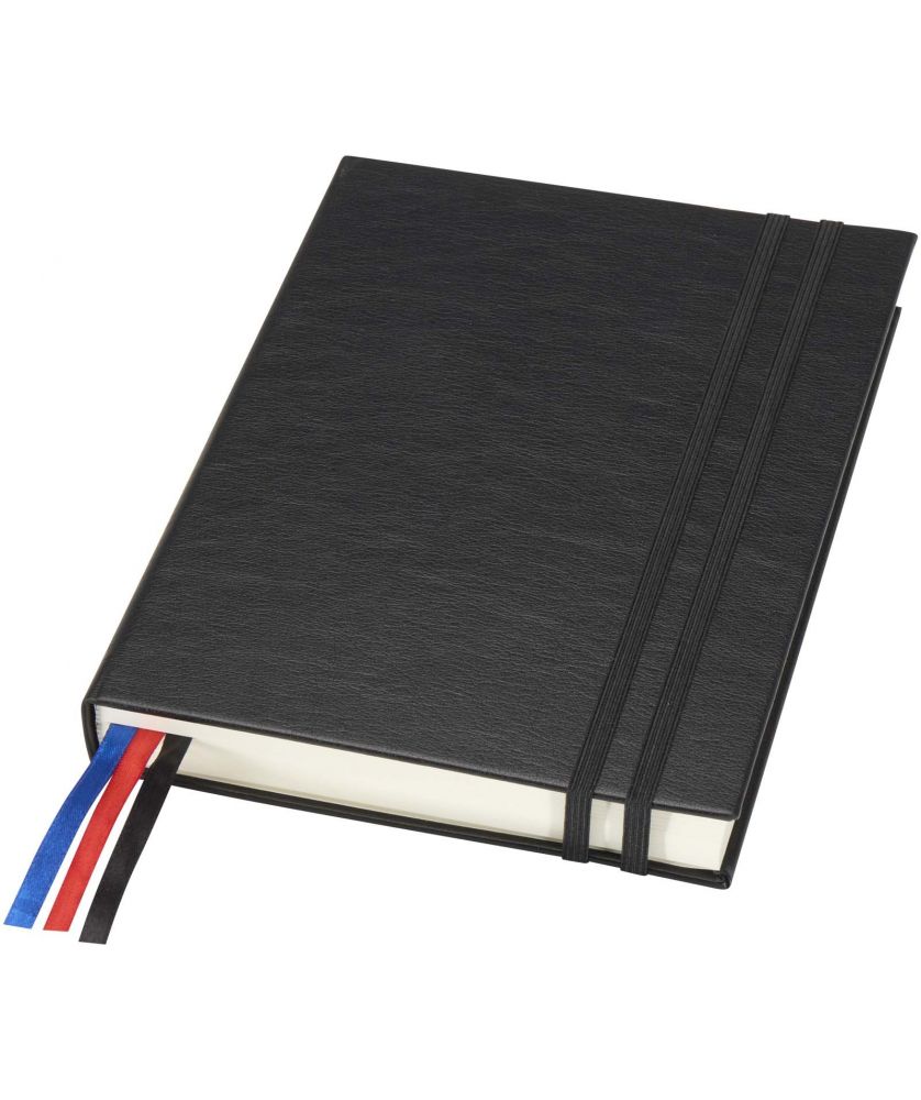 Carnet A5 rigide en plastique recyclé aspect cuir personnalisé Alder Carnets publicitaire