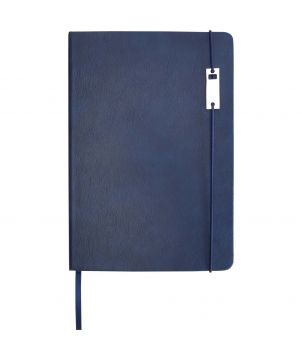 Ensemble carnet A5 et stylo roller en laiton recyclé personnalisé Legato Elegance Carnets publicitaire
