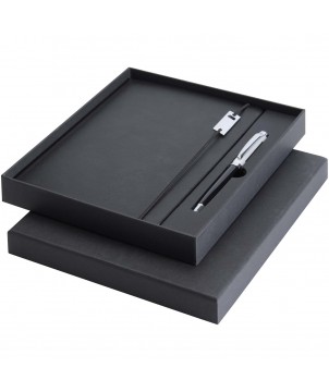 Carnets - Ensemble carnet à couverture rigide A5 et stylo roller Legato Elegance | PRINTECOM