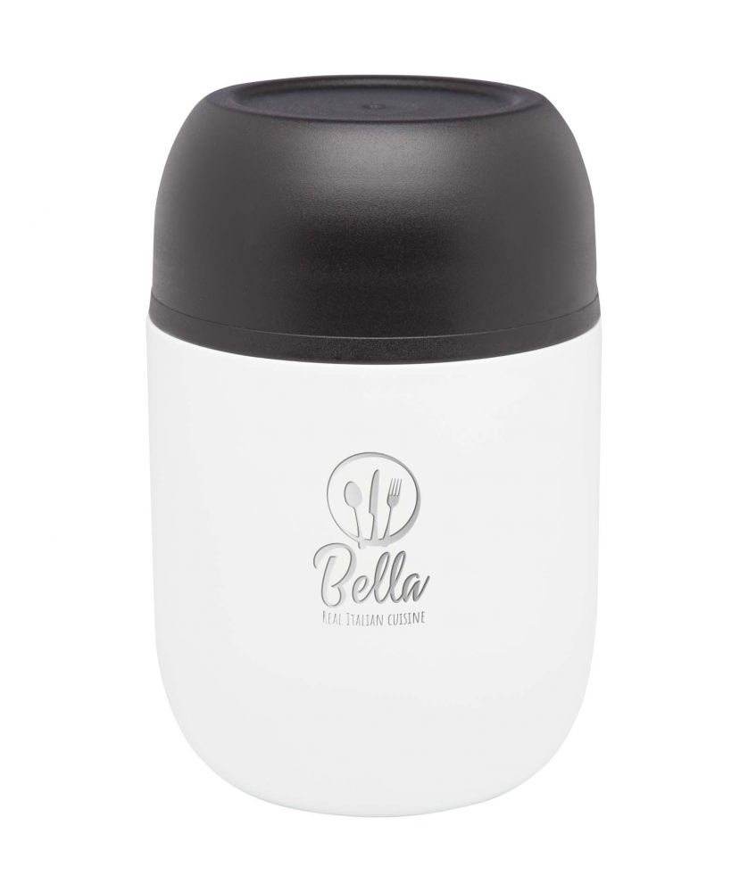 Boîte repas double paroi en inox recyclé 480 ml personnalisée Supo Vaisselle publicitaire