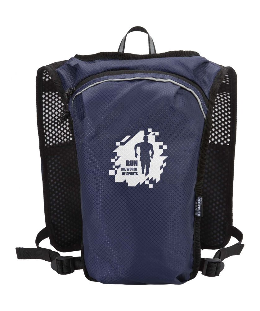 Gilet de course personnalisé recyclé GRS Nomad 5 L Textiles mode publicitaire