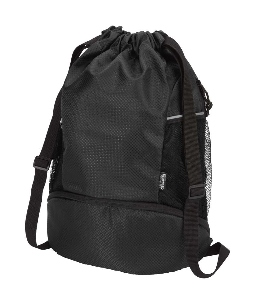 Sac de sport à cordon recyclé GRS personnalisé 18 L Nomad