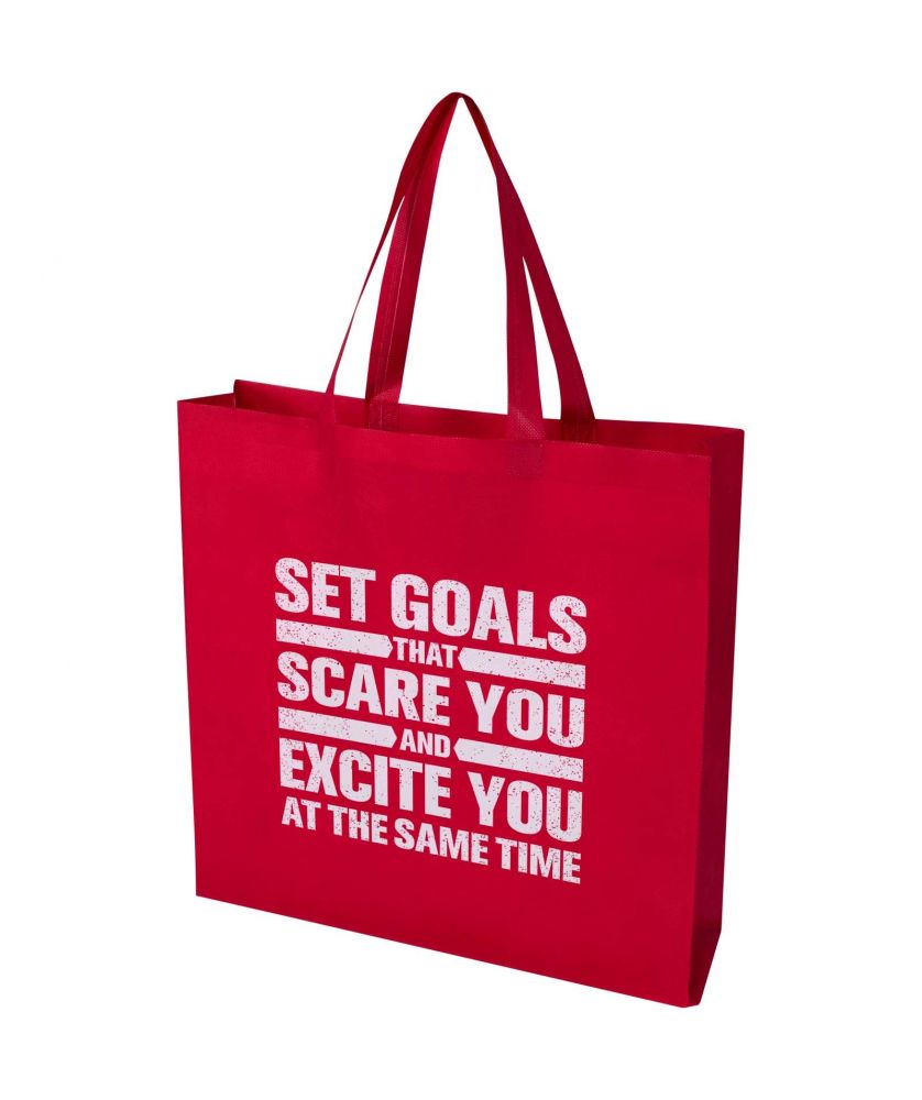 Sac shopping à soufflet recyclé GRS personnalisé 12 L EcoSeal Sacs Shopping et Tote Bags publicitaire