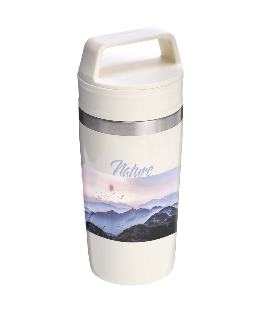 Mug de voyage isotherme personnalisé inox 350 ml Stanley Café-To-Go Gobelets et mugs publicitaire