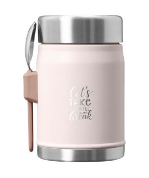 Bocal alimentaire 400 ml avec cuillère-fourchette personnalisé Stanley Legendary Vaisselle publicitaire