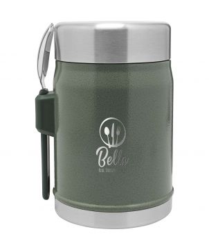 Bocal alimentaire 400 ml avec cuillère-fourchette personnalisé Stanley Legendary Vaisselle publicitaire
