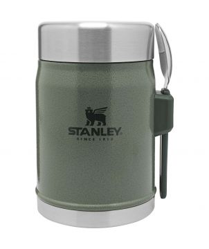 Bocal alimentaire 400 ml avec cuillère-fourchette personnalisé Stanley Legendary Vaisselle publicitaire