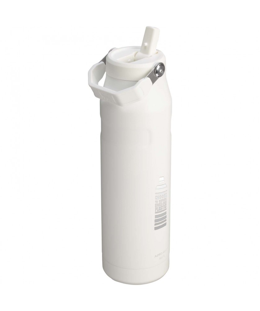 Bouteilles et gourdes - Bouteille d'eau de 1,06 litre avec paille rabattable Stanley IceFlow™ 2.0 | PRINTECOM