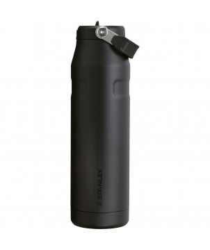Bouteilles et gourdes - Bouteille d'eau de 1,06 litre avec paille rabattable Stanley IceFlow™ 2.0 | PRINTECOM