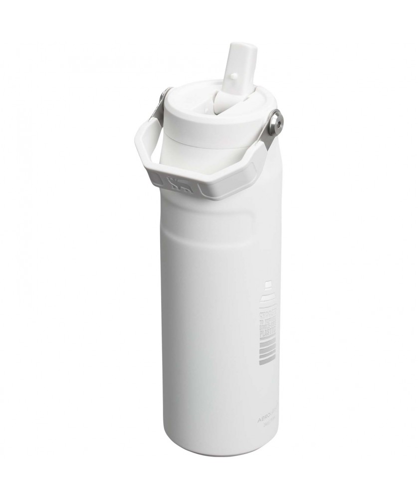 Bouteilles et gourdes - Bouteille d'eau de 700 ml avec paille rabattable Stanley IceFlow™ 2.0 | PRINTECOM