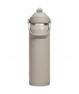 Bouteilles et gourdes - Bouteille d’eau en acier inoxydable de 740 ml avec paille à clapet Camelbak® Thrive Flip VSS | PRINTECOM