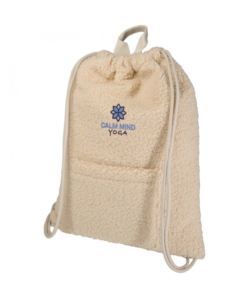 Sacs à dos - Sac à dos avec cordon sherpa recyclé GRS de 9 L Bear | PRINTECOM