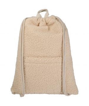 Sac à dos à cordon sherpa recyclé GRS personnalisé 9 L Bear Sacs à dos publicitaire