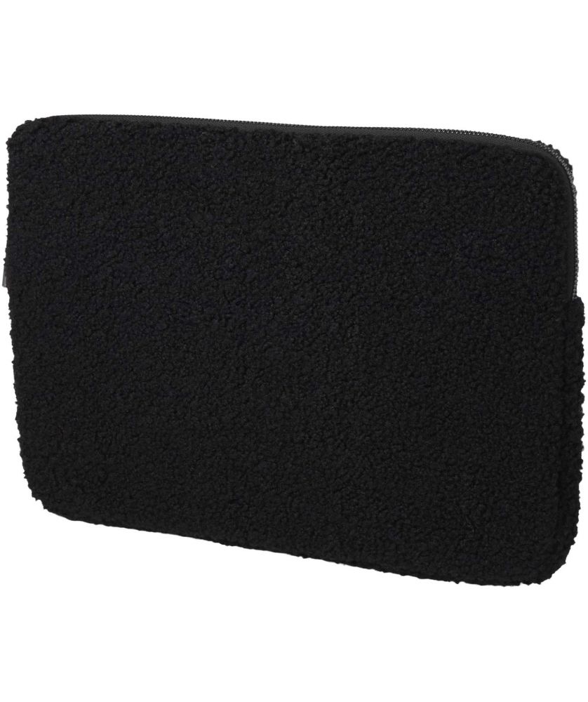Housse pour ordinateur 13 pouces sherpa en polyester recyclé GRS personnalisée Bear Accessoires informatiques publicitaire