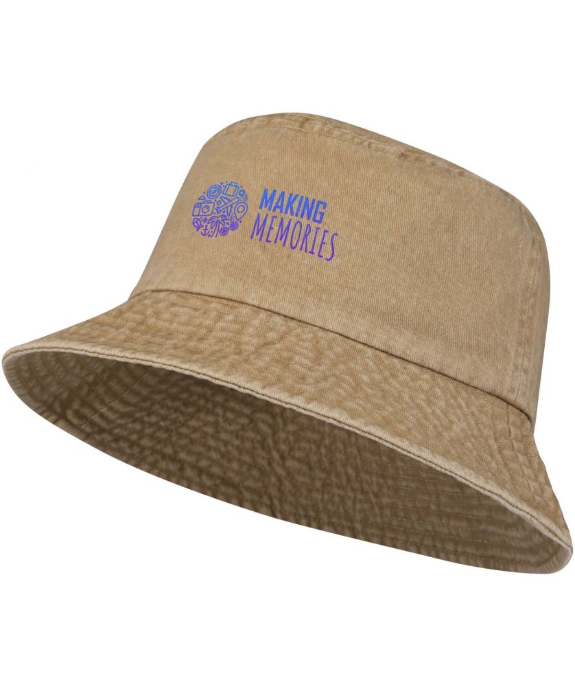 Chapeau de soleil personnalisé coton lavé Mitica Casquettes et Bonnets publicitaire