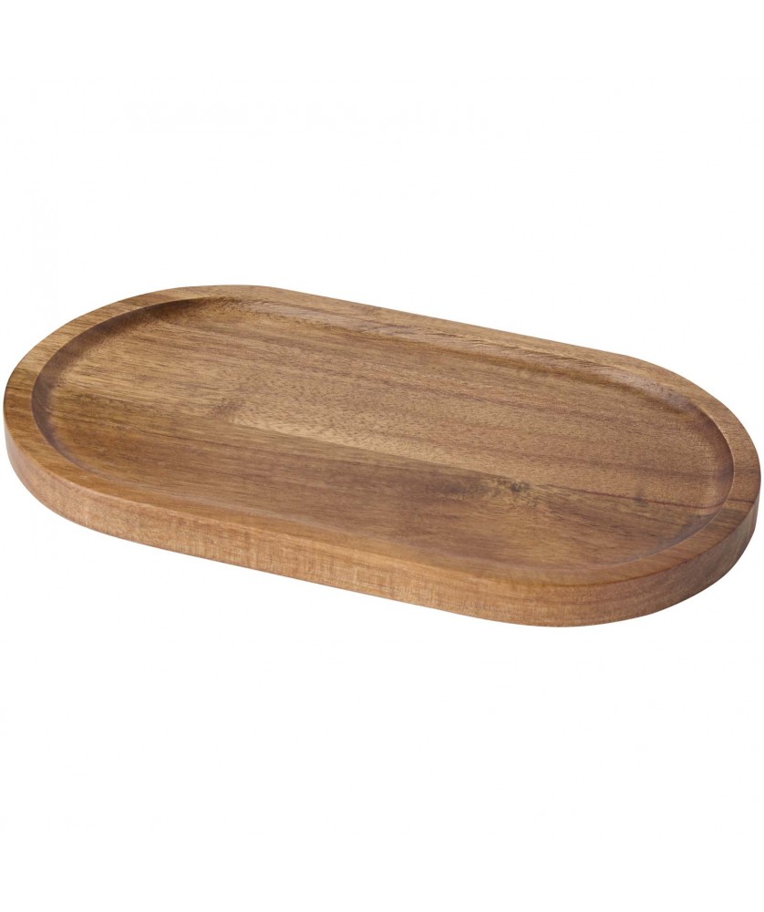 Ustensiles de cuisine - Plateau de service Edge en acacia | PRINTECOM