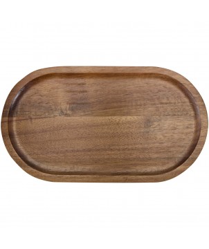 Ustensiles de cuisine - Plateau de service Edge en acacia | PRINTECOM
