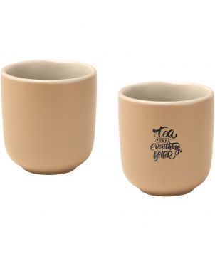 Tasses à espresso céramique personnalisées 90 ml Male (lot de 2) Gobelets et mugs publicitaire