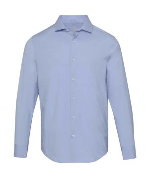 Chemise popeline homme personnalisée manches longues Carnelian