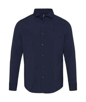 Chemise popeline homme personnalisée manches longues Carnelian Textiles mode publicitaire