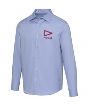 Textiles mode - Chemise en sergé homme Citrine | PRINTECOM