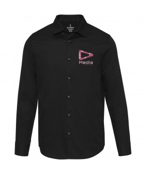 Textiles mode - Chemise en sergé homme Citrine | PRINTECOM