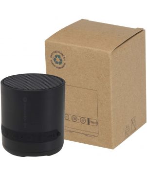 Haut-parleur Bluetooth 3 W en plastique recyclé personnalisé Hunor