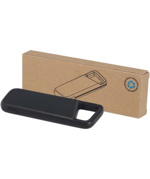 Batterie externe 5 000 mAh résistante à l'eau en plastique recyclé personnalisée Alkes Chargeurs et Batteries publicitaire