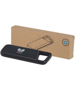 Batterie externe 5 000 mAh résistante à l'eau en plastique recyclé personnalisée Alkes Chargeurs et Batteries publicitaire