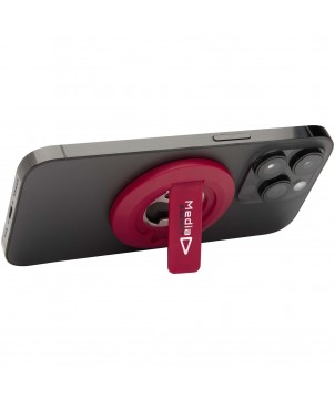 Accessoires de téléphonie - Support de téléphone magnétique Ain en plastique recyclé avec décapsuleur | PRINTECOM