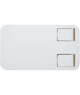 Support de téléphone de bureau pliable en plastique recyclé et bambou personnalisé Alfirk Accessoires de téléphonie publicitaire