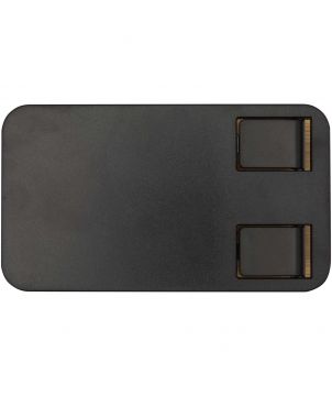 Support de téléphone de bureau pliable en plastique recyclé et bambou personnalisé Alfirk Accessoires de téléphonie publicitaire