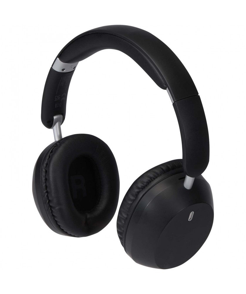 Audio et Vidéo - Casque supra-auriculaire Hoggar pliable ANC et ENC en plastique recyclé | PRINTECOM