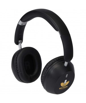 Audio et Vidéo - Casque supra-auriculaire Hoggar pliable ANC et ENC en plastique recyclé | PRINTECOM