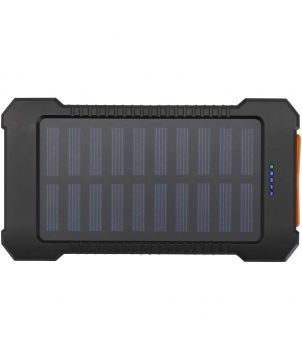 Batterie externe solaire robuste 5 000 mAh en plastique recyclé personnalisée Altair Chargeurs et Batteries publicitaire