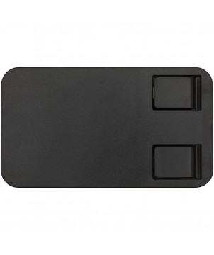 Accessoires de téléphonie - Support de téléphone Alhena pliable en plastique recyclé avec support de bureau en métal | PRINTECOM