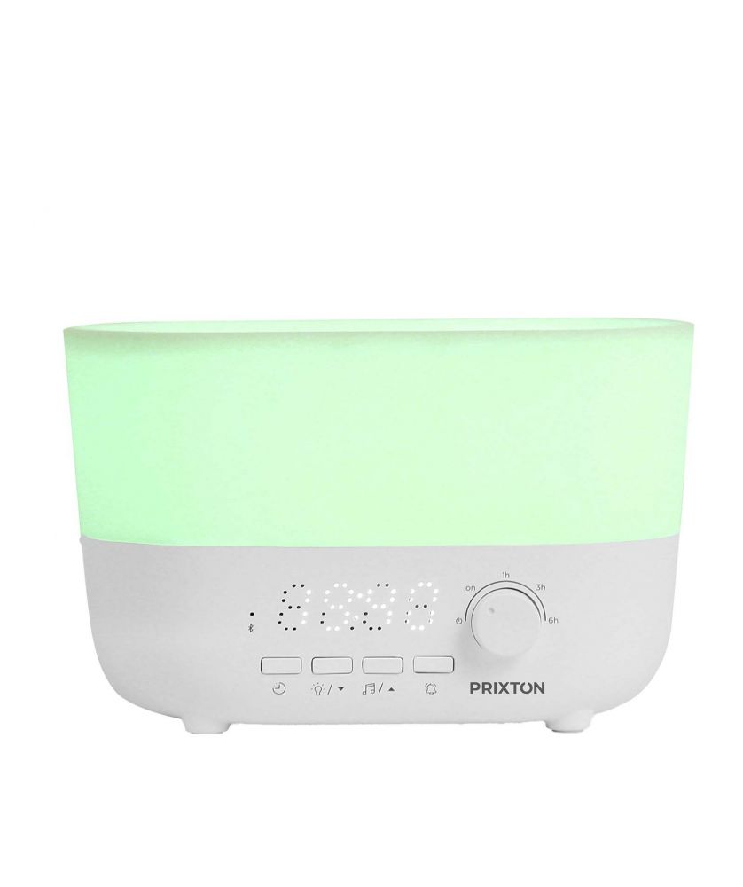 Humidificateur et diffuseur d'arômes 4 en 1 personnalisé Prixton Connected Objets de beauté publicitaire