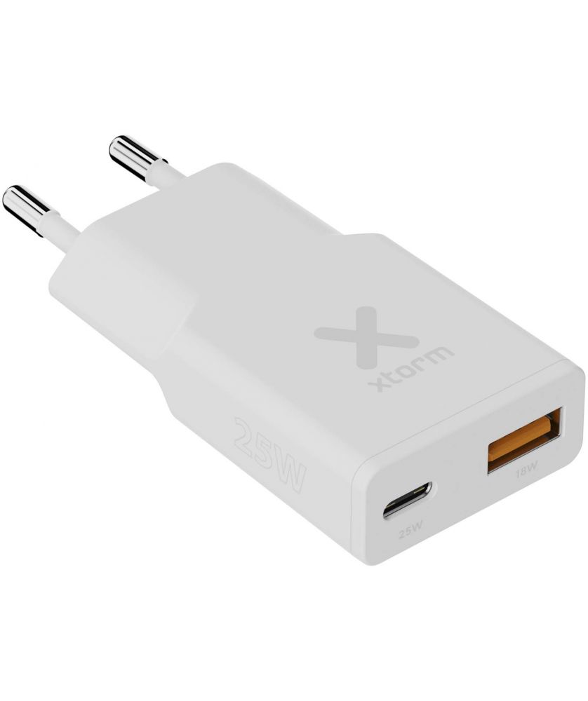 Chargeur mural compact 25 W personnalisé Xtorm Go2 SlimLine Chargeurs et Batteries publicitaire