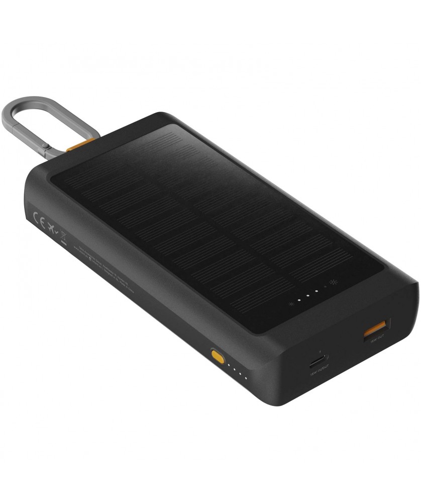 Chargeurs et Batteries - Batterie de secours solaire Xtorm XG2S101 Go2 de 10 000 mAh et 15 W avec éclairage | PRINTECOM