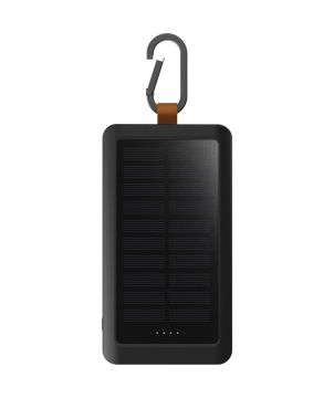 Batterie externe solaire 10 000 mAh avec éclairage personnalisée Xtorm Go2 Chargeurs et Batteries publicitaire